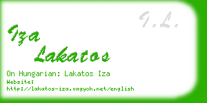 iza lakatos business card